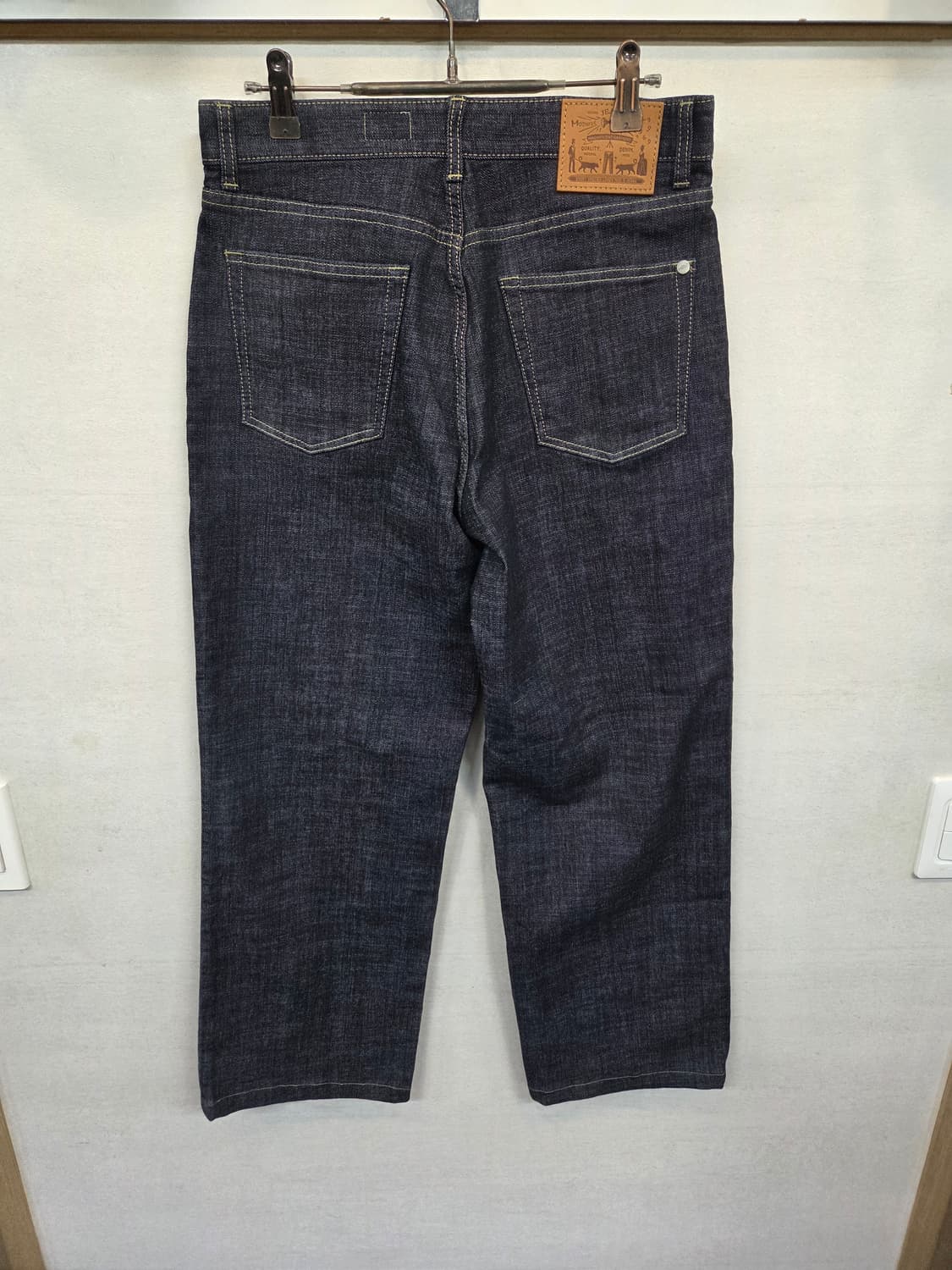 모드나인 셀비지 와이드 데님팬츠 27 28  상품이미지2