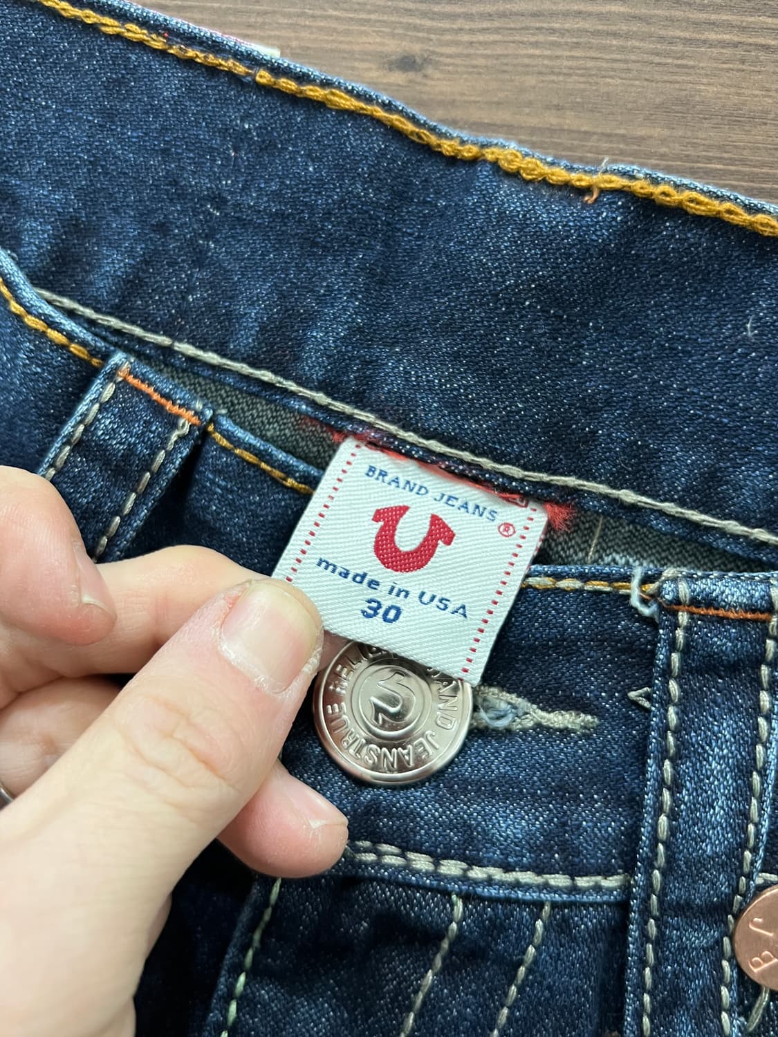 True Religion 트루릴리젼 빌리 슈퍼 T 부츠컷 나팔 데님 팬츠 상품이미지6