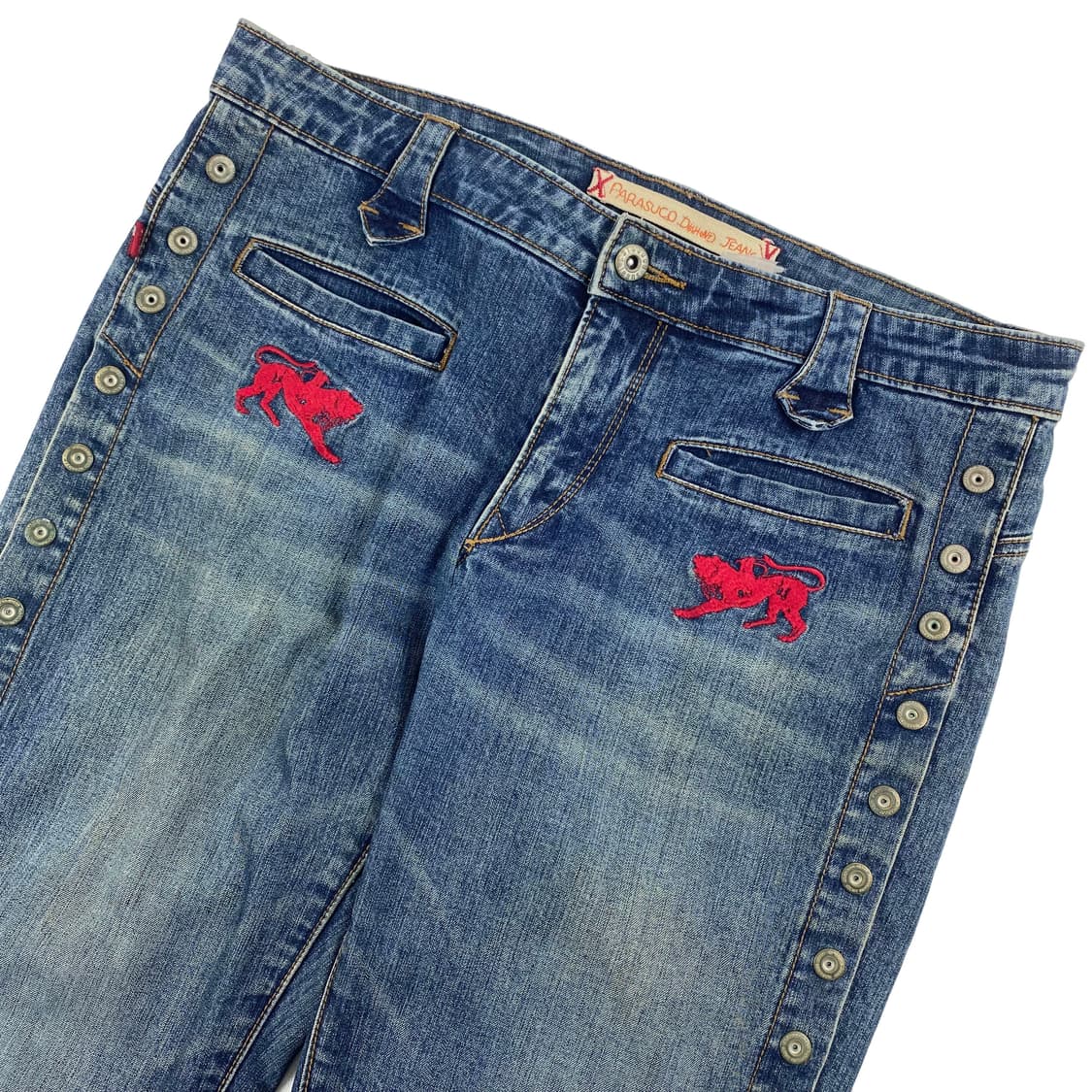 parasuco jeans 사이드버튼 데님팬츠 상품이미지5