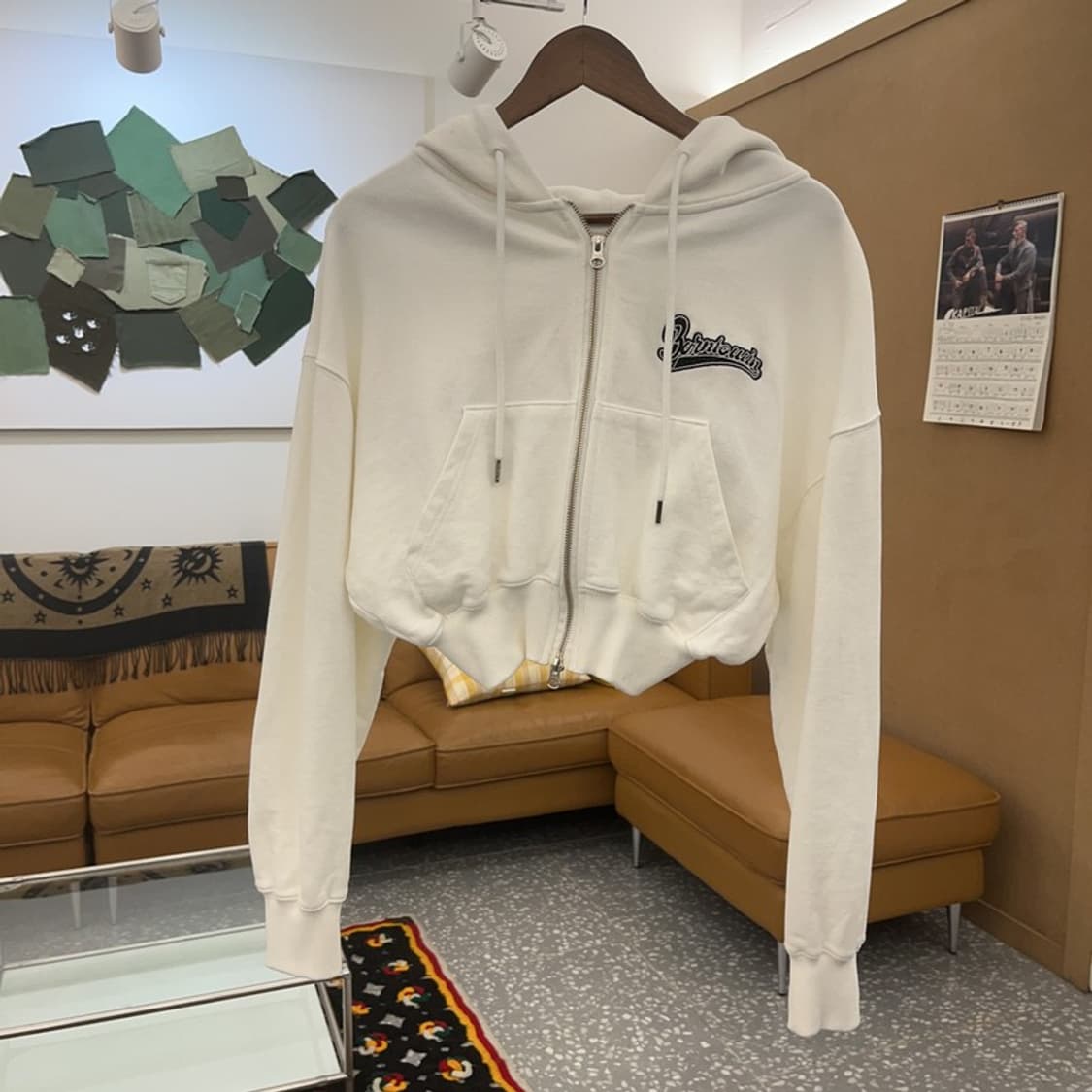 본투윈 올드스쿨 키치 빈티지 백로고 후드집업 F C08402 상품이미지3