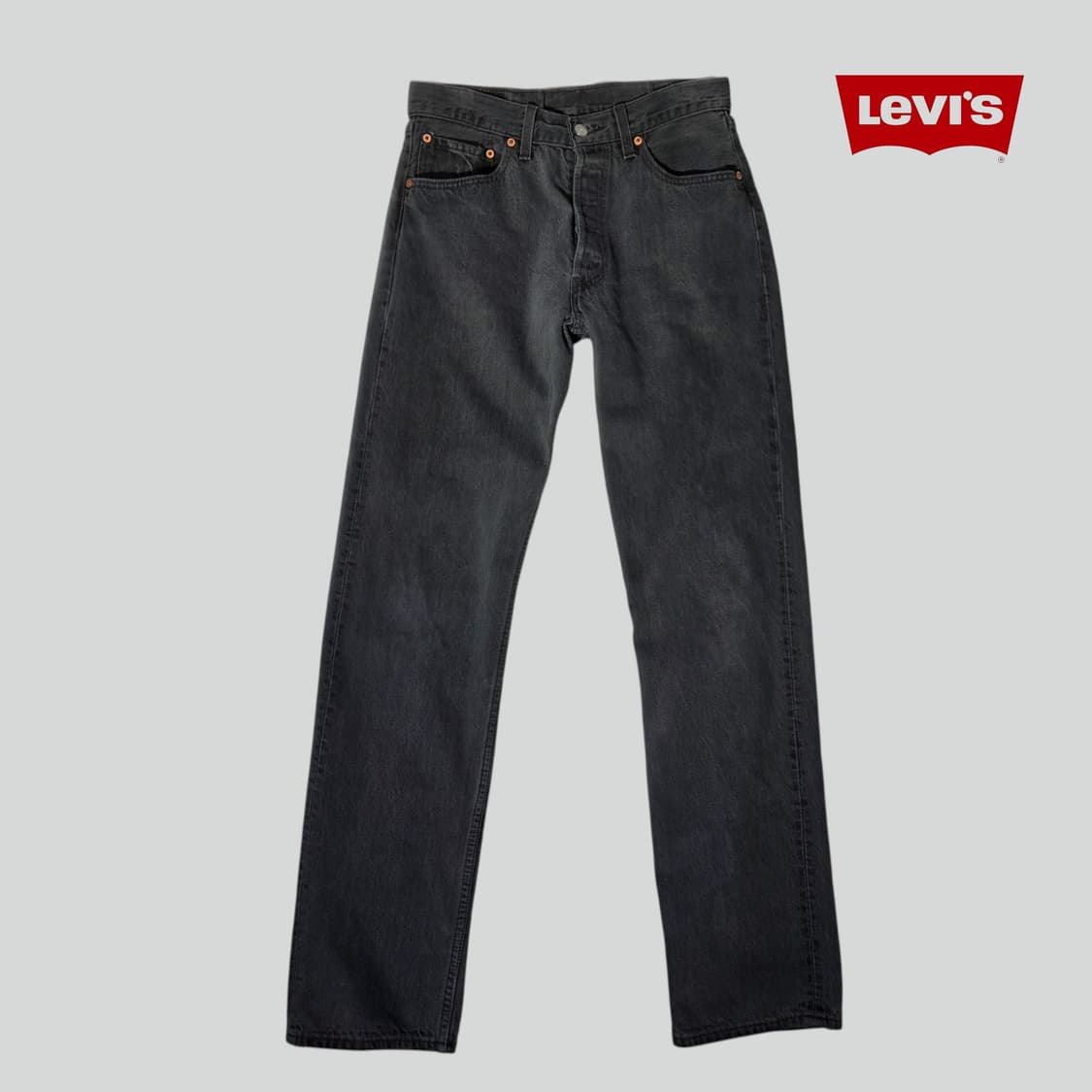 [W32L34]90s 리바이스 USA 501 블랙 데님팬츠 상품이미지1