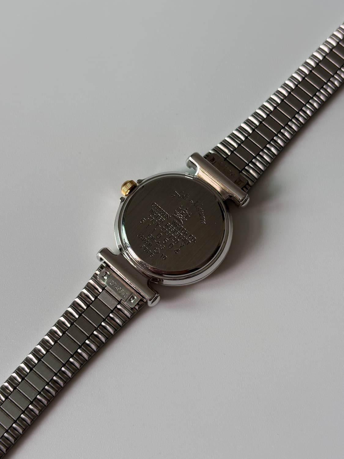 1980년대 빈티지시계 Club La Mer 콤비 쿼츠 여성 데드스탁 상품이미지7