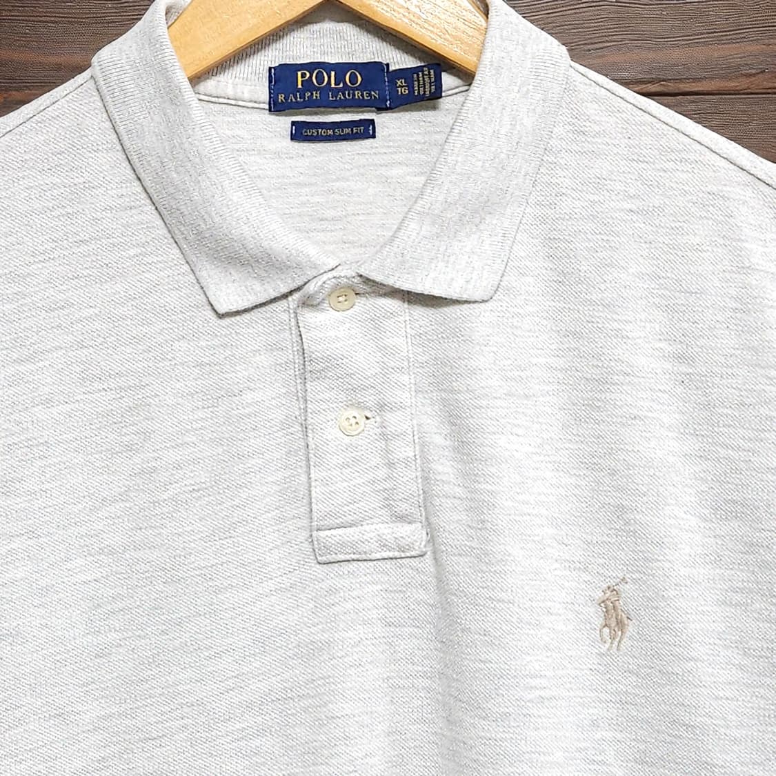 110)POLO 폴로 랄프로렌 반팔 카라티 라이트그레이 상품이미지3