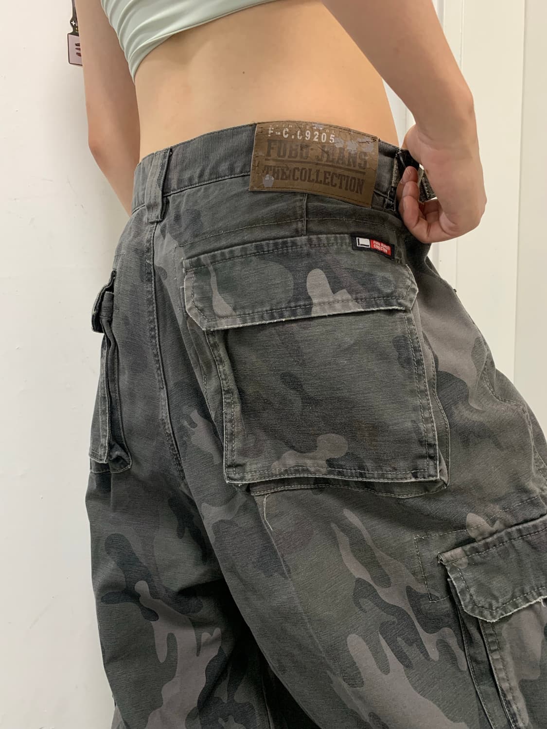 푸부 카모패턴 카고팬츠 상품이미지8