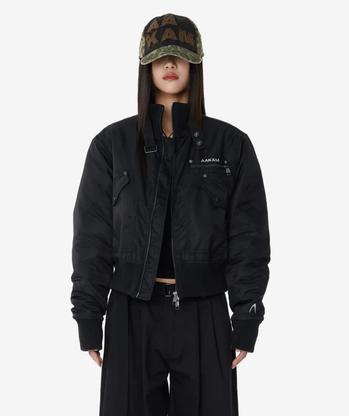 아캄 High-Neck Bomber Jacket 상품이미지1