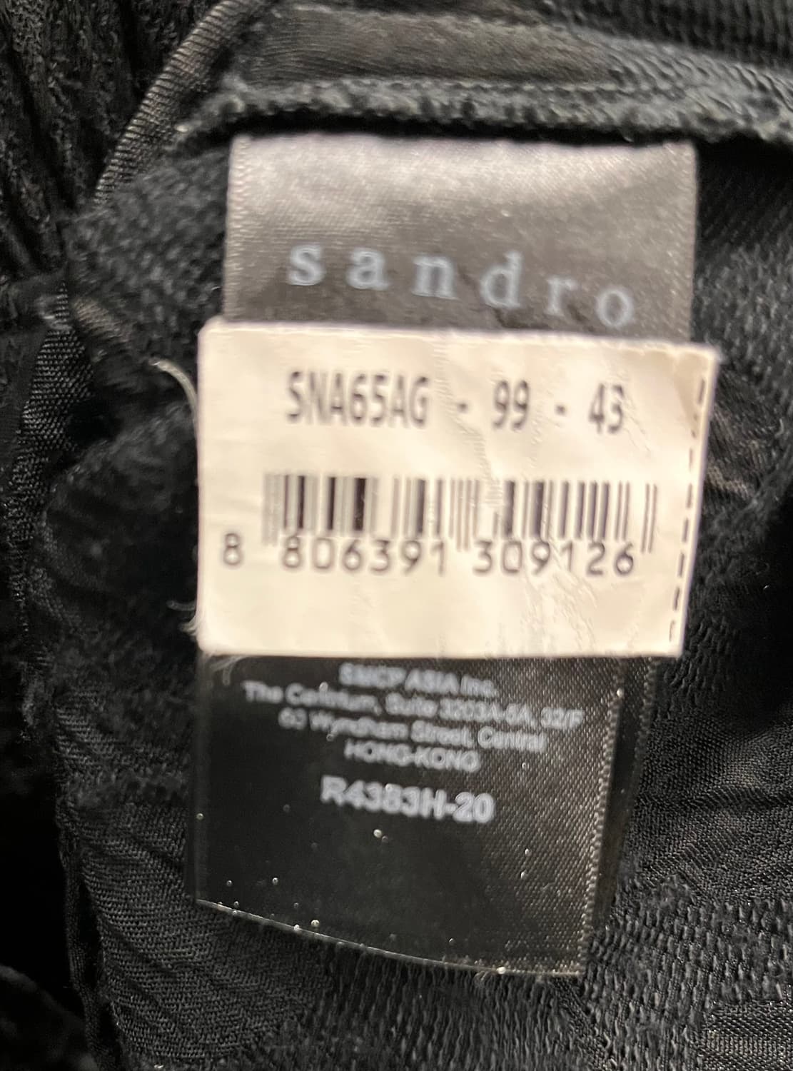 산드로 Sandro 실크카라 자카드 원피스 1 상품이미지5