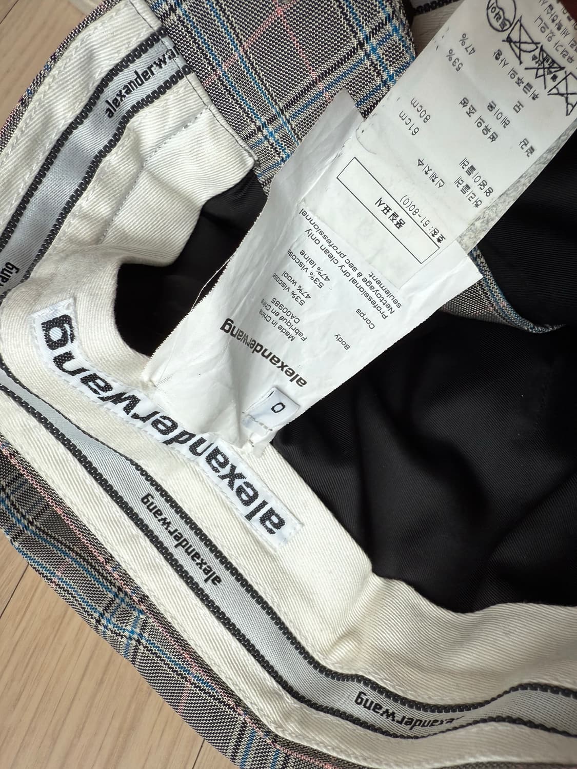 [정가177] Alexander Wang 플리츠 테일러드 팬츠 슬랙스 상품이미지7