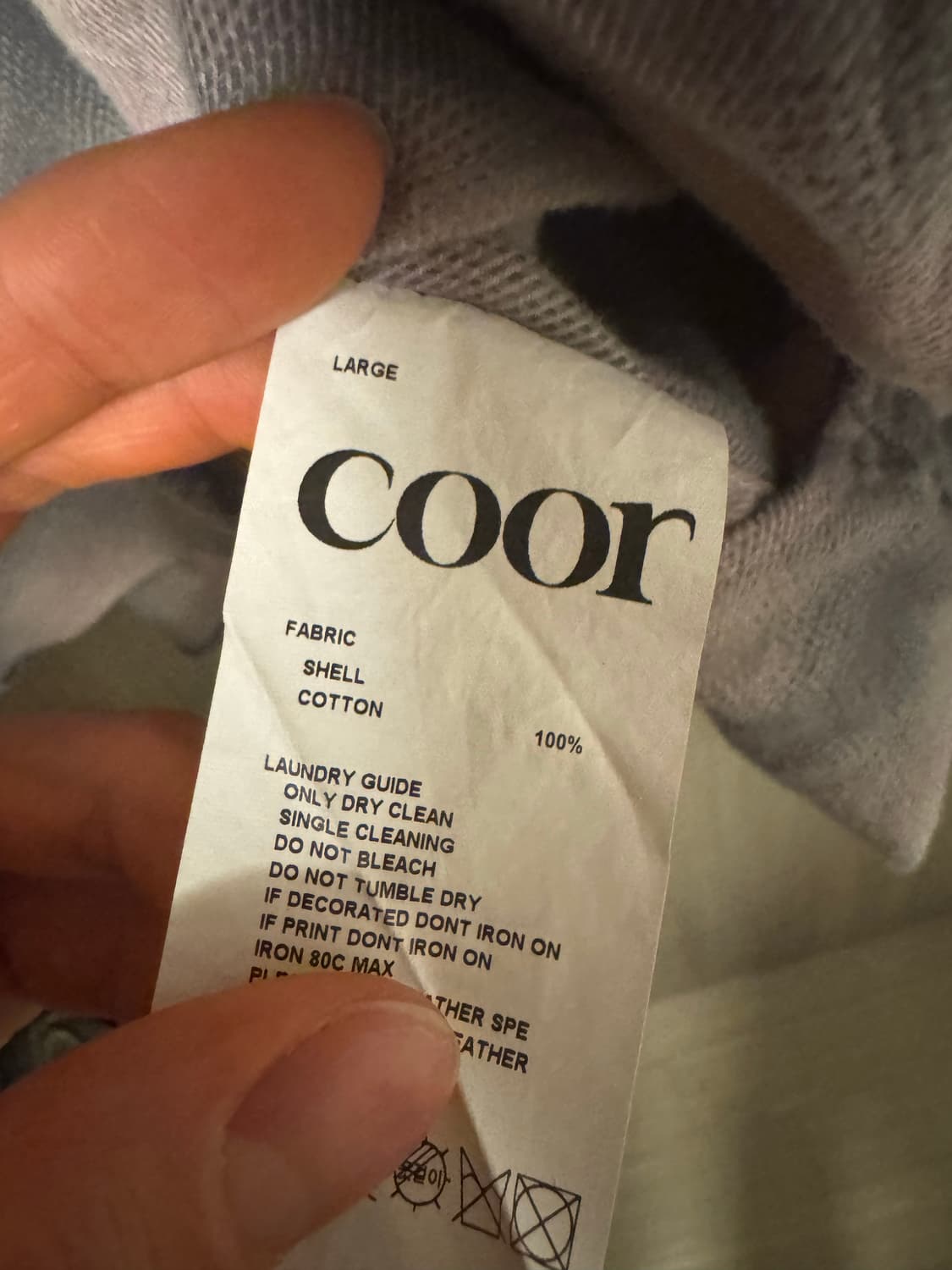 쿠어 옴브레 셔츠 L 상품이미지3