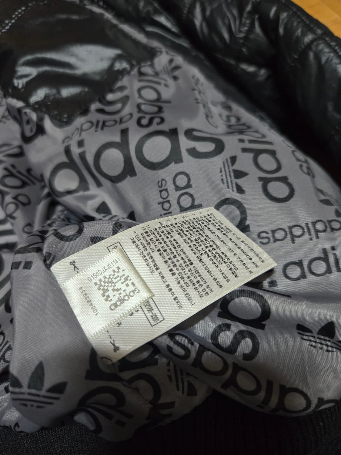 아디다스 여성 블랙 퀼팅 패딩 상품이미지9