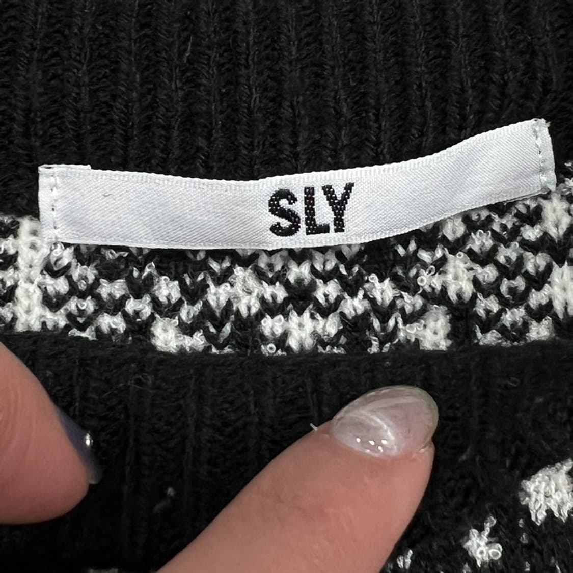 슬라이 에스닉 패턴 니트 v0850 상품이미지5