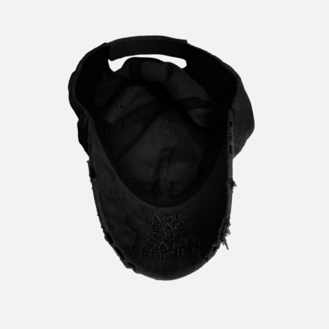 BAD BOY SYNDROME LOGO DAMAGED BALL CAP 상품이미지2