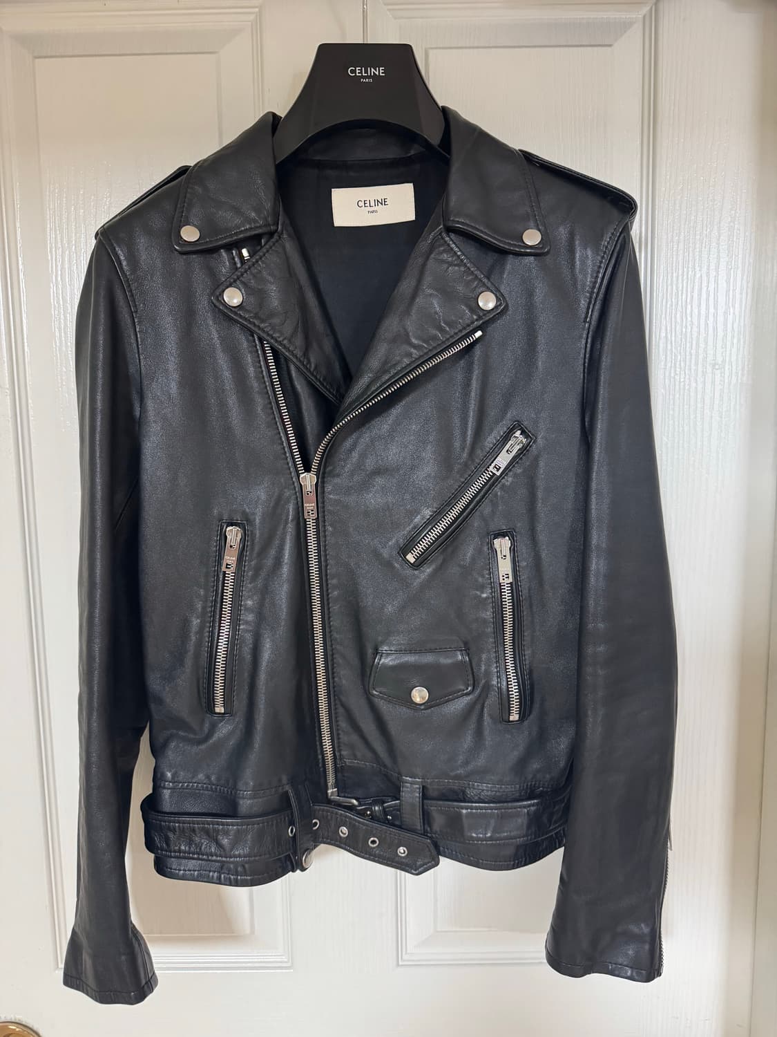 셀린느/19시즌 클래식 바이커 자켓 /52 상품이미지1