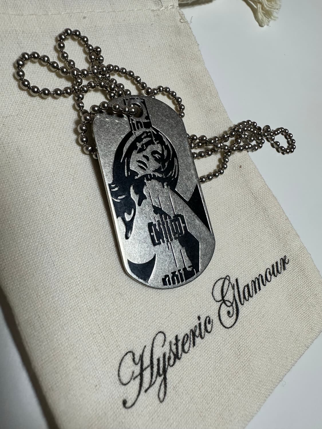 히스테릭글래머 기타걸 볼체인 네크리스 목걸이 상품이미지3