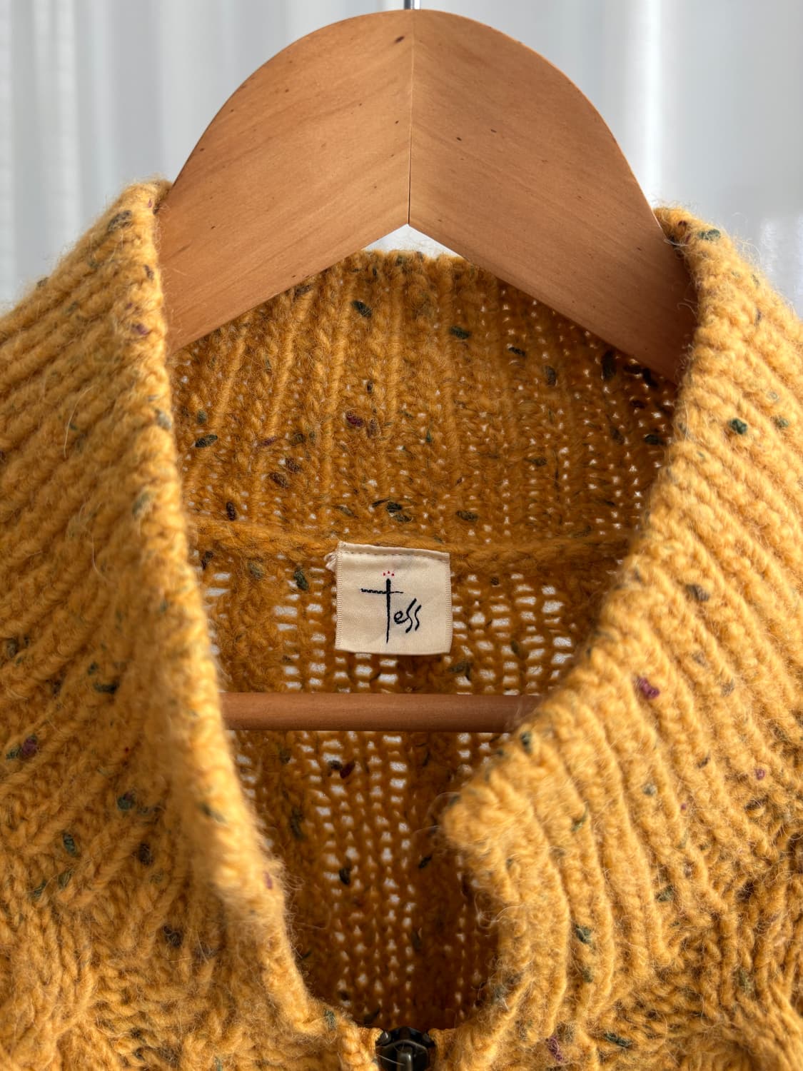 Tess 울 집업 카디건 상품이미지3