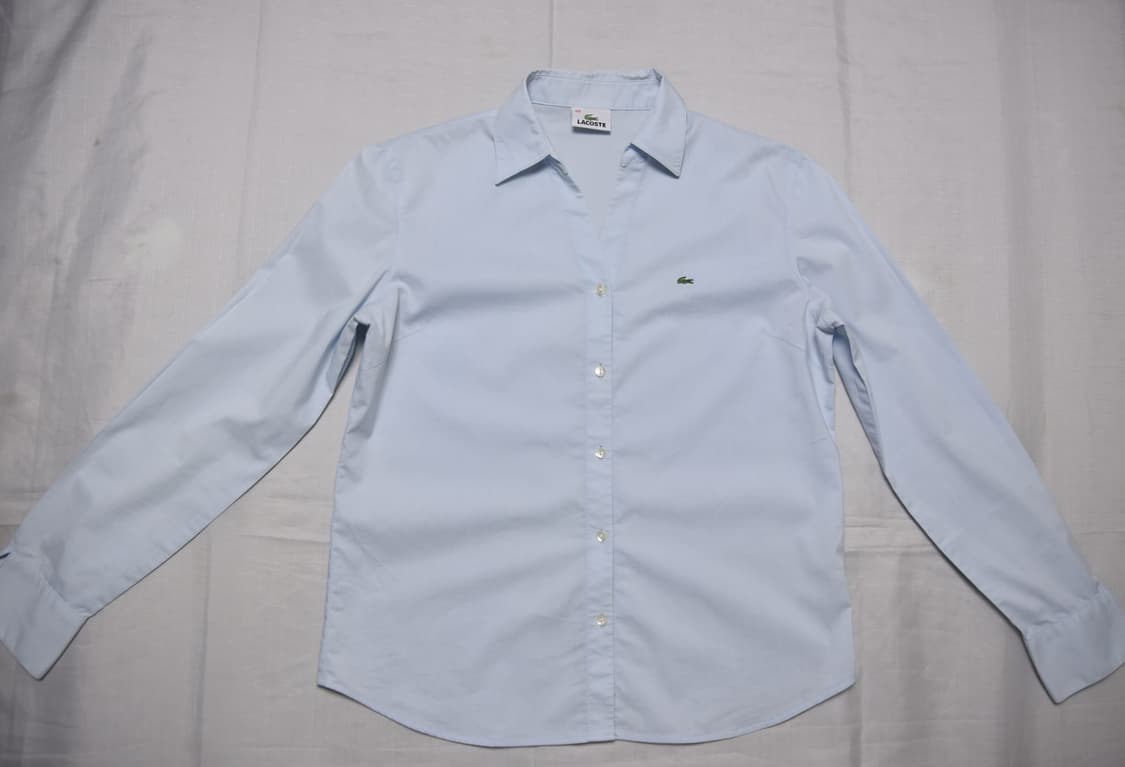 라코스테 여성 라이트 블루 셔츠 100 사이즈 상품이미지1