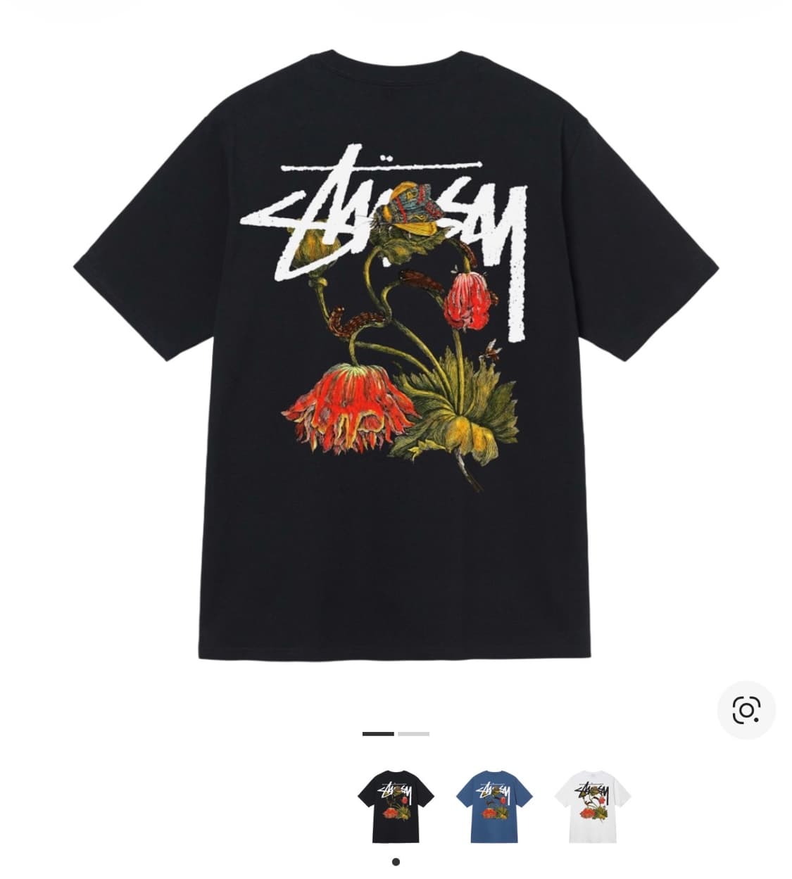 스투시 위더드 플라워 티셔츠 L 상품이미지1