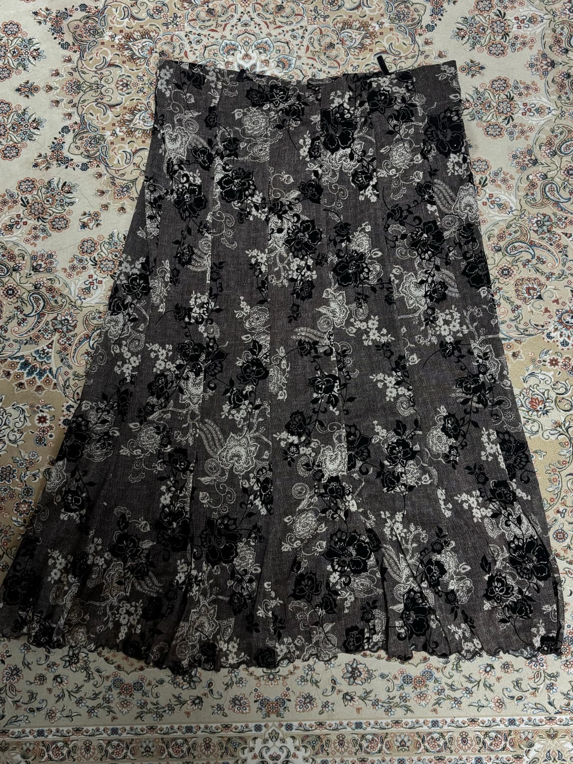 Japenese vintage 오리엔탈스커트 페어리스커트 뮤트톤 대장급 상품이미지1