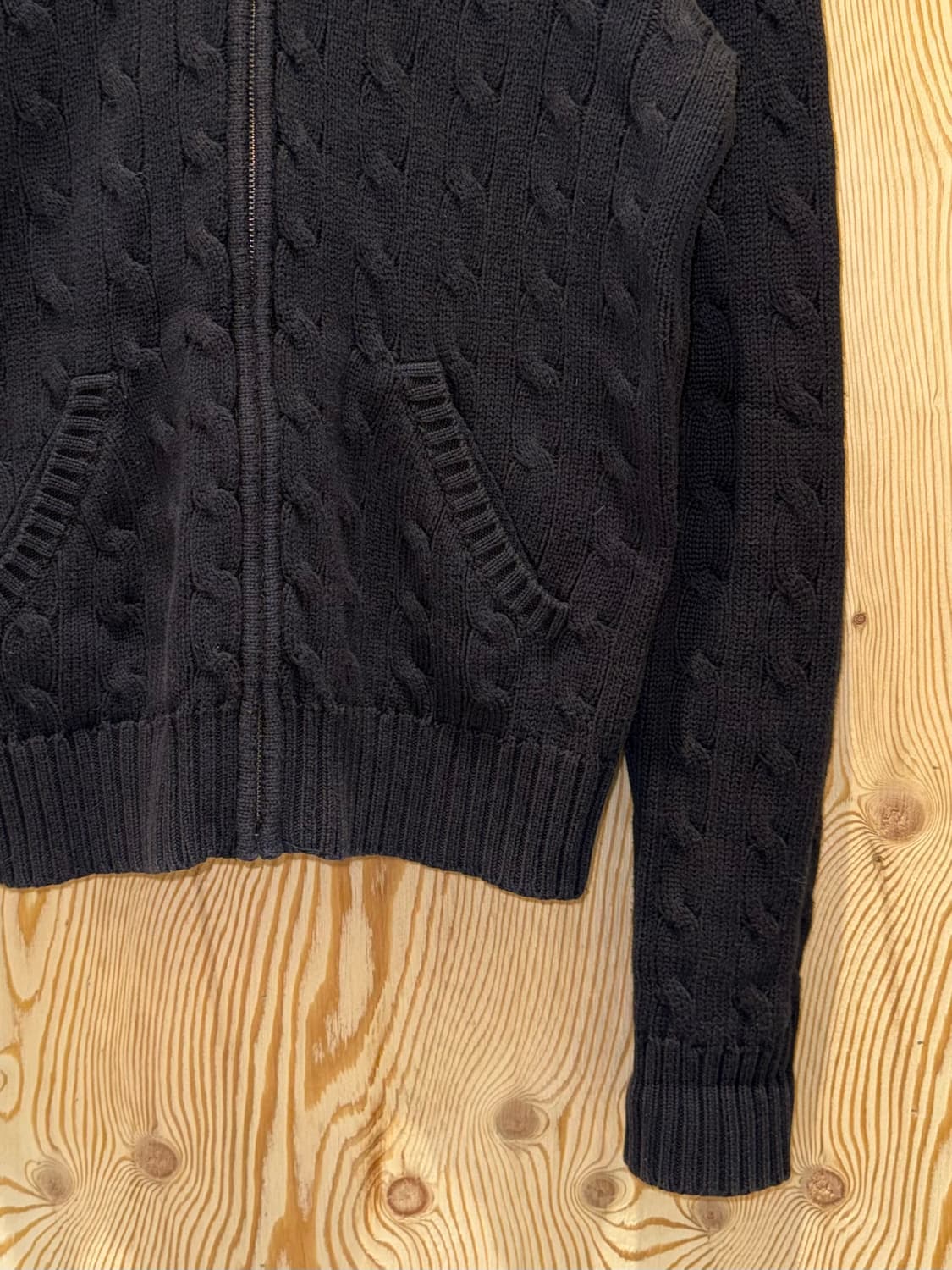 폴로 랄프로렌 케이블 니트 후드집업 상품이미지4