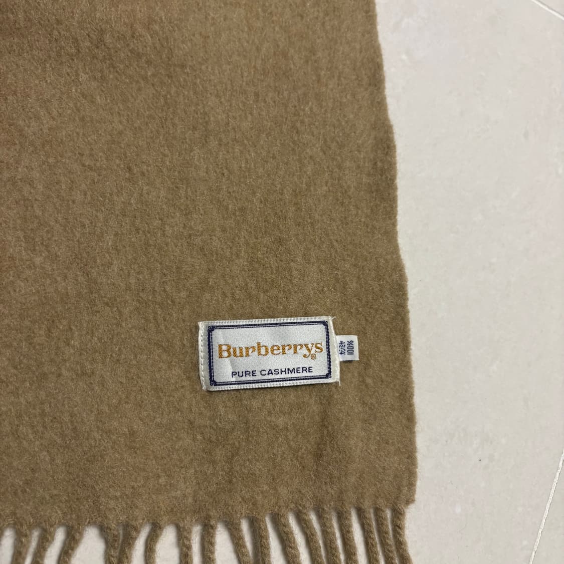 빈티지 버버리 캐시미어 베이지 목도리 머플러 상품이미지8