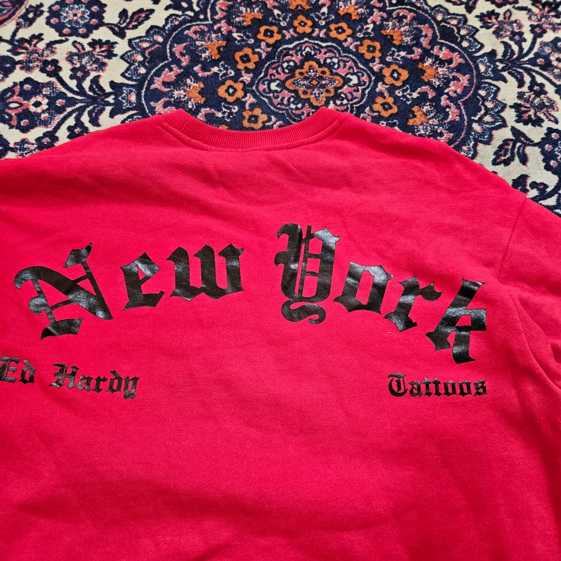 에드하디 시그니쳐 프린팅 스웻 맨투맨 티셔츠 상품이미지3