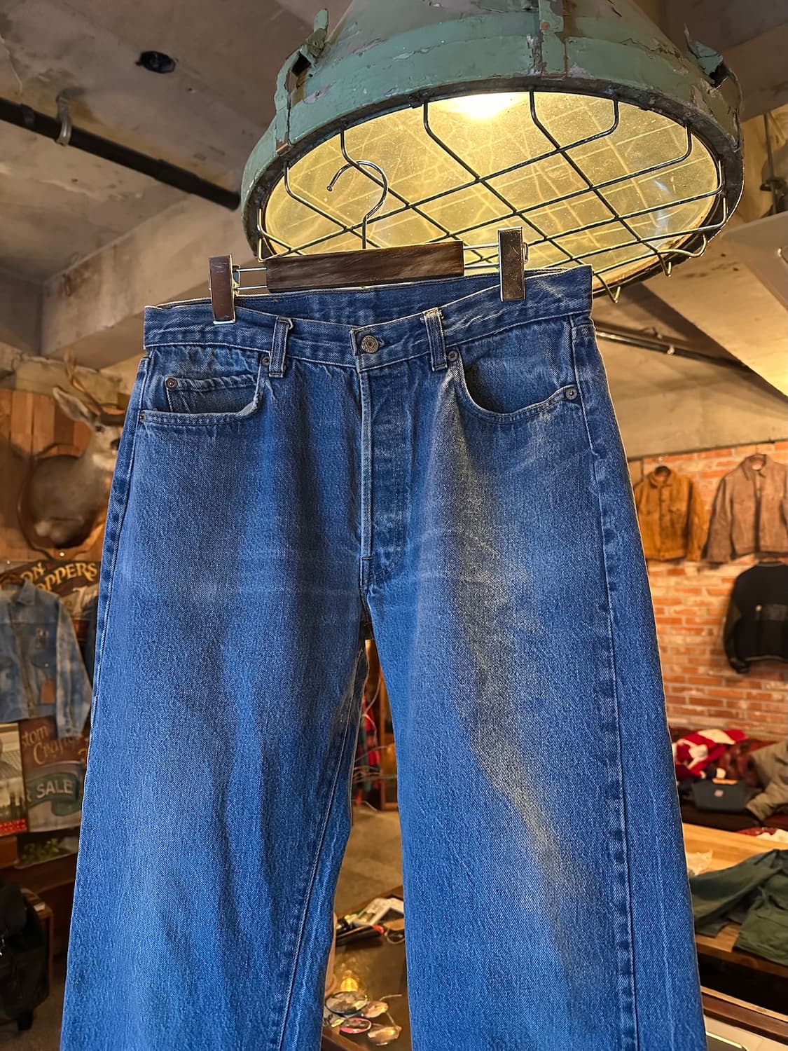 80s USA 빈티지 리바이스 501 이행기 데님 팬츠 상품이미지2