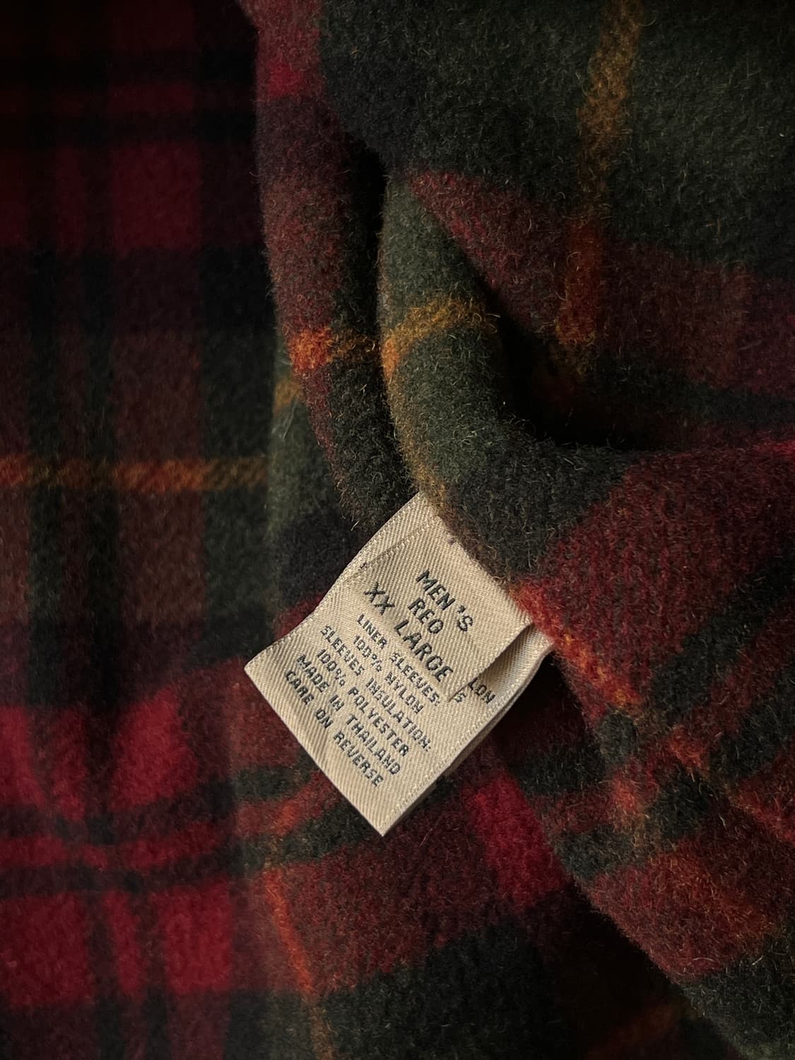 [2XL]엘엘빈 USA 체크 랴이닝 카키 헌팅 자켓 상품이미지7