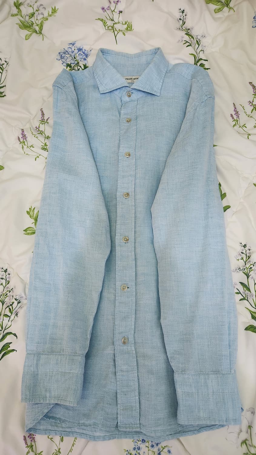 프로드셔츠 린넨셔츠 48 100사이즈 상품이미지3