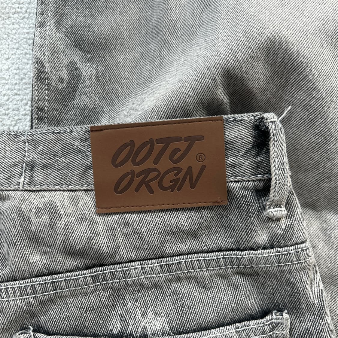 OOTJ vtg 그레이 레오파드 데님팬츠 29 상품이미지4