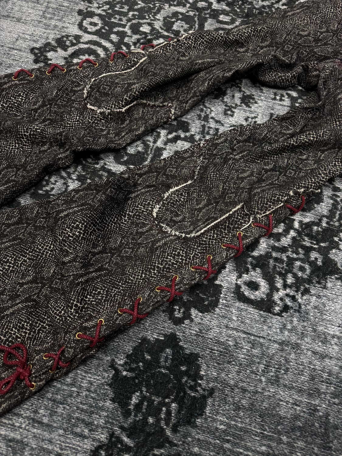 Tornado mart 00s archive python lace up  상품이미지8