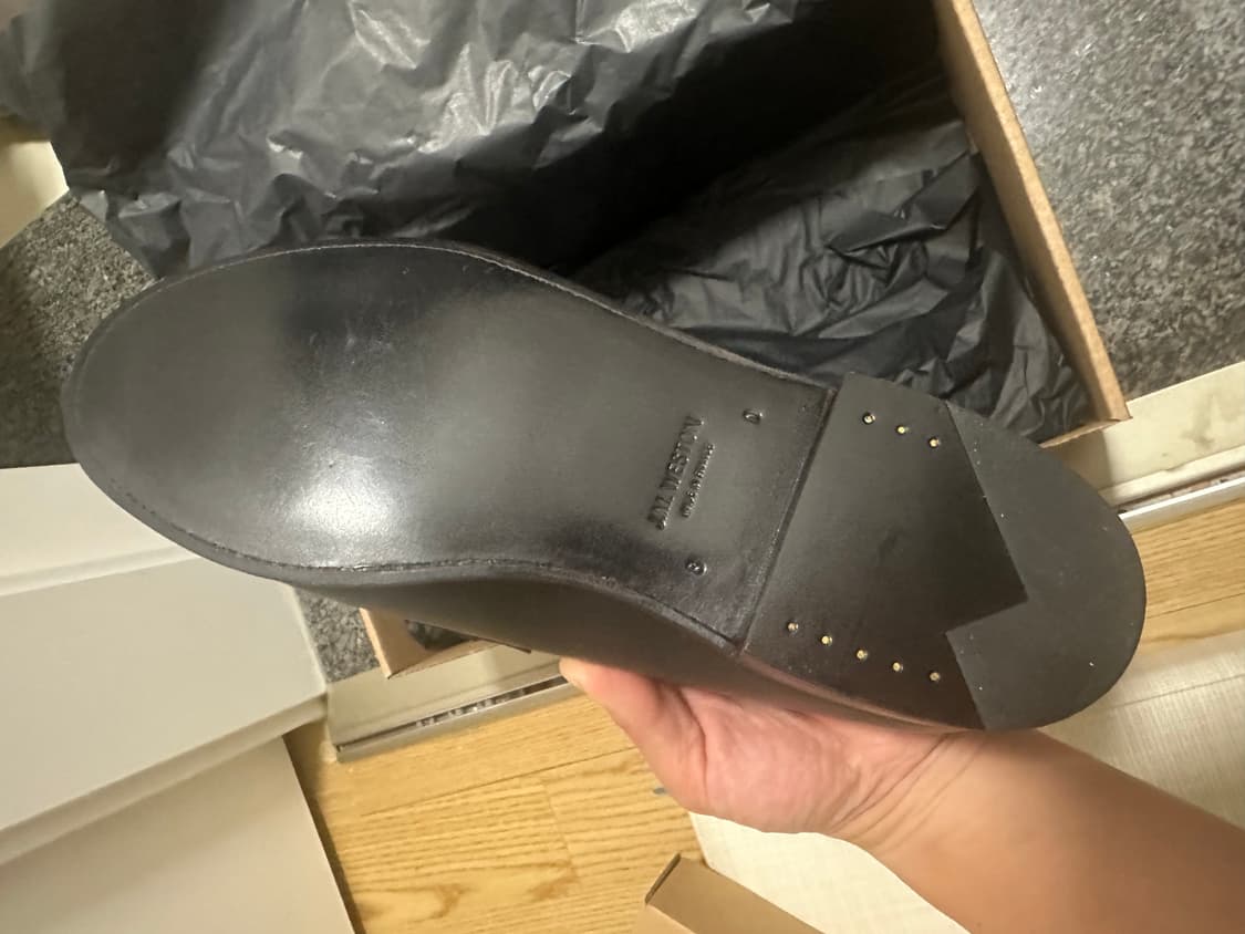 Jm웨스통 180 블랙 로퍼 8D 상품이미지4