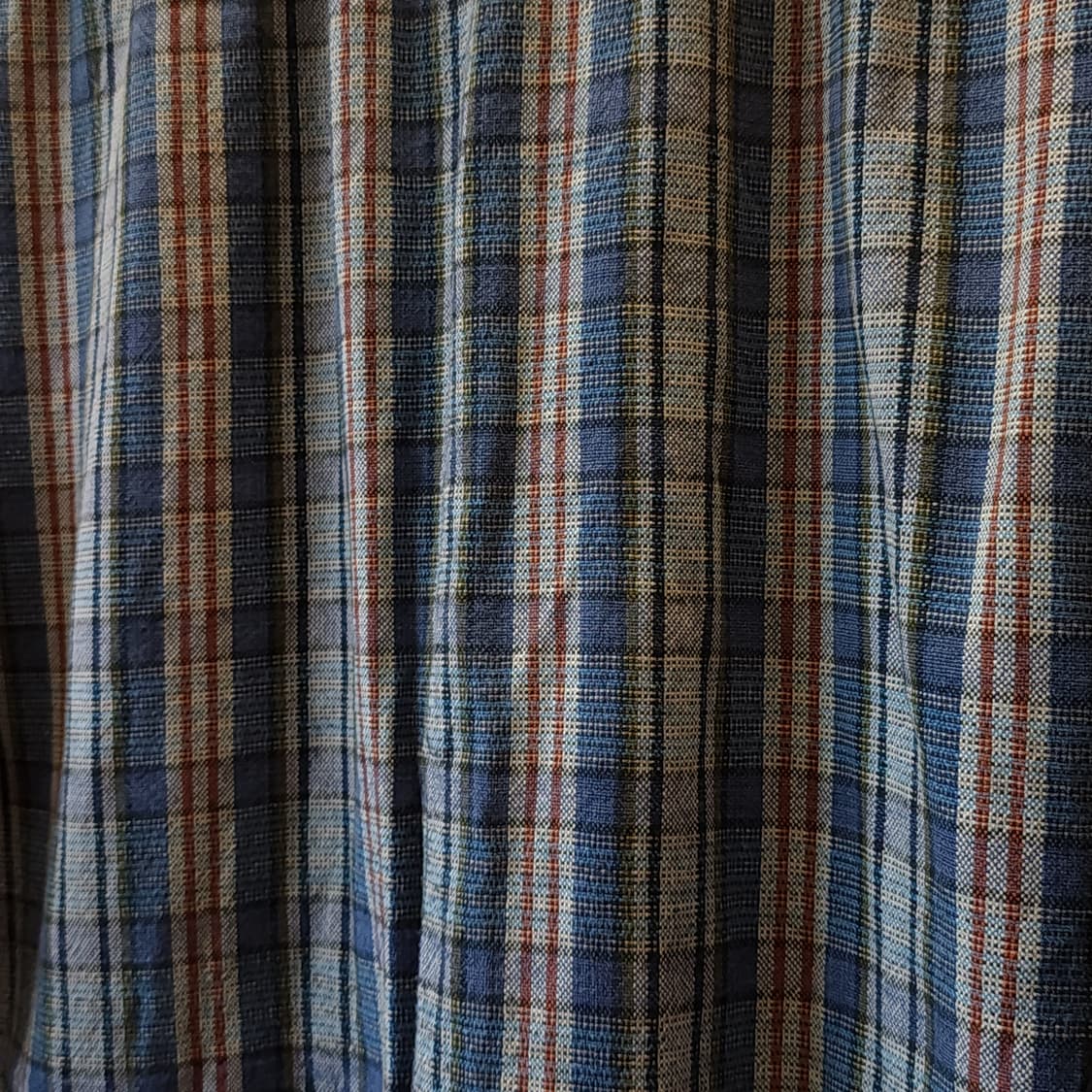 60s 프랑스 워크셔츠 가드너 빈티지 셔츠 블루 롱 튜닉 셔츠 m 상품이미지10