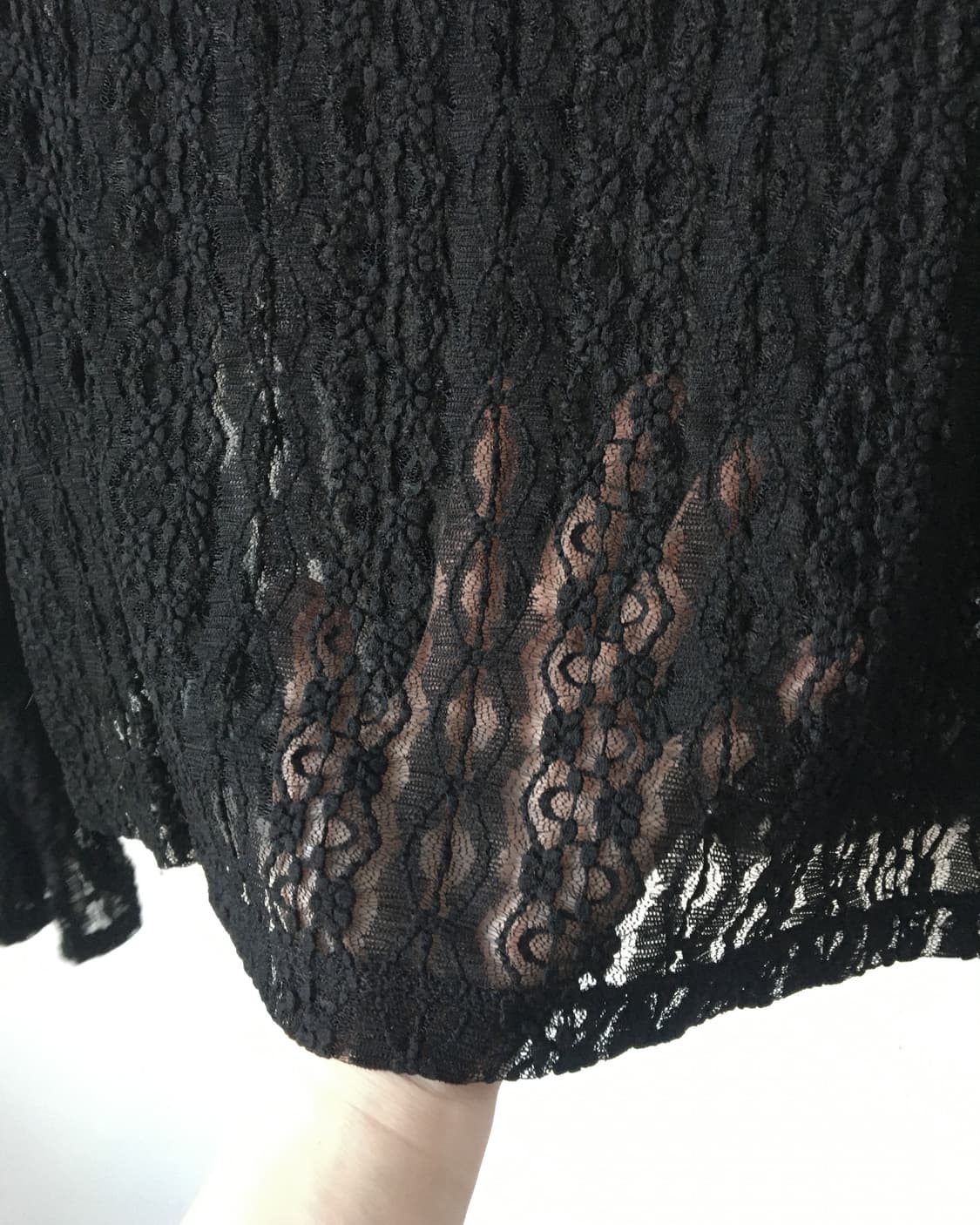 Lace high neck sleeve 상품이미지2