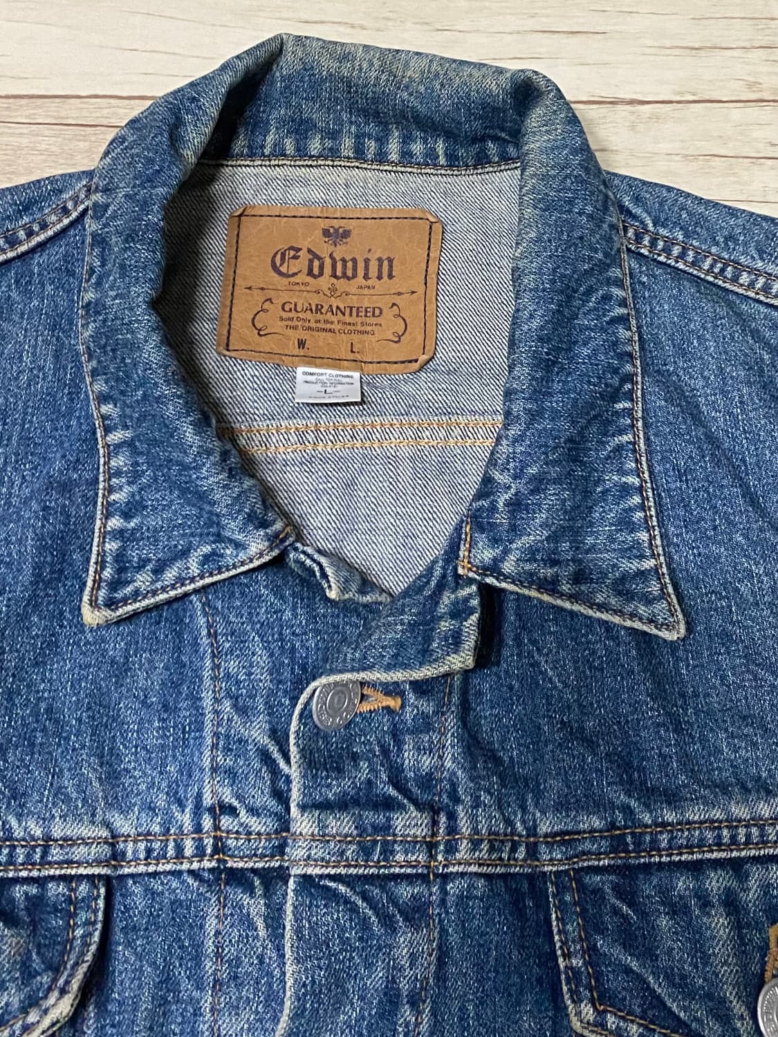 에드윈 빈티지 오버핏 찡 청자켓 105 사이즈 상품이미지2