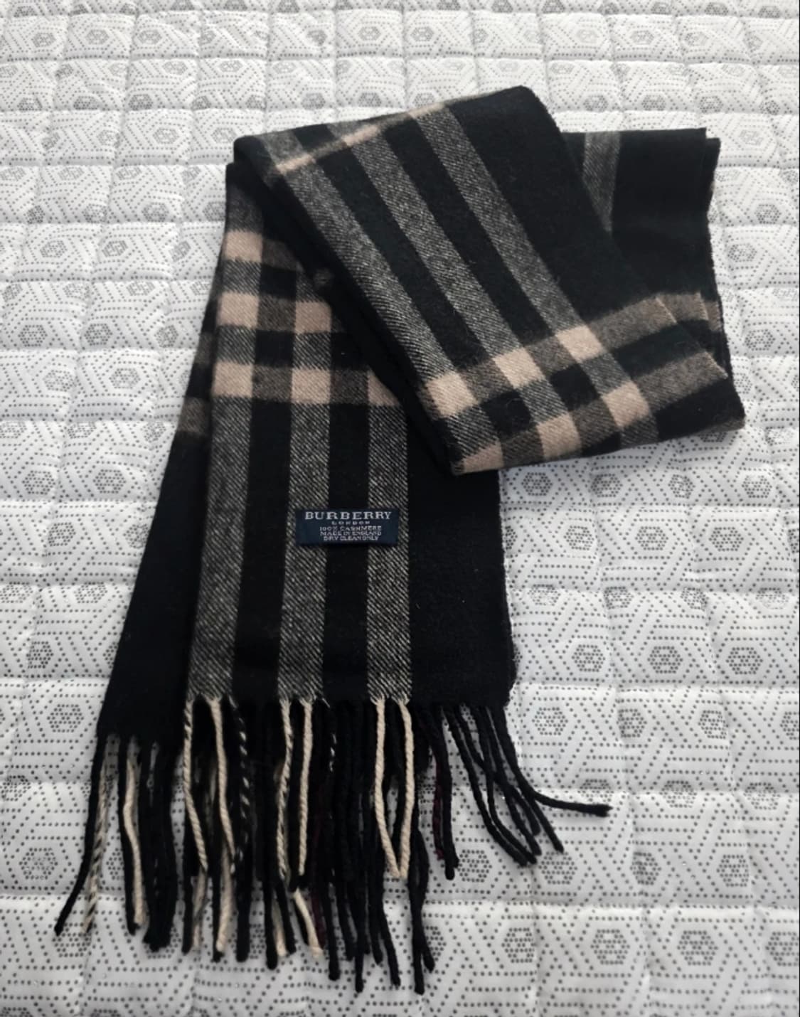 버버리 체크 캐시미어 머플러 상품이미지2