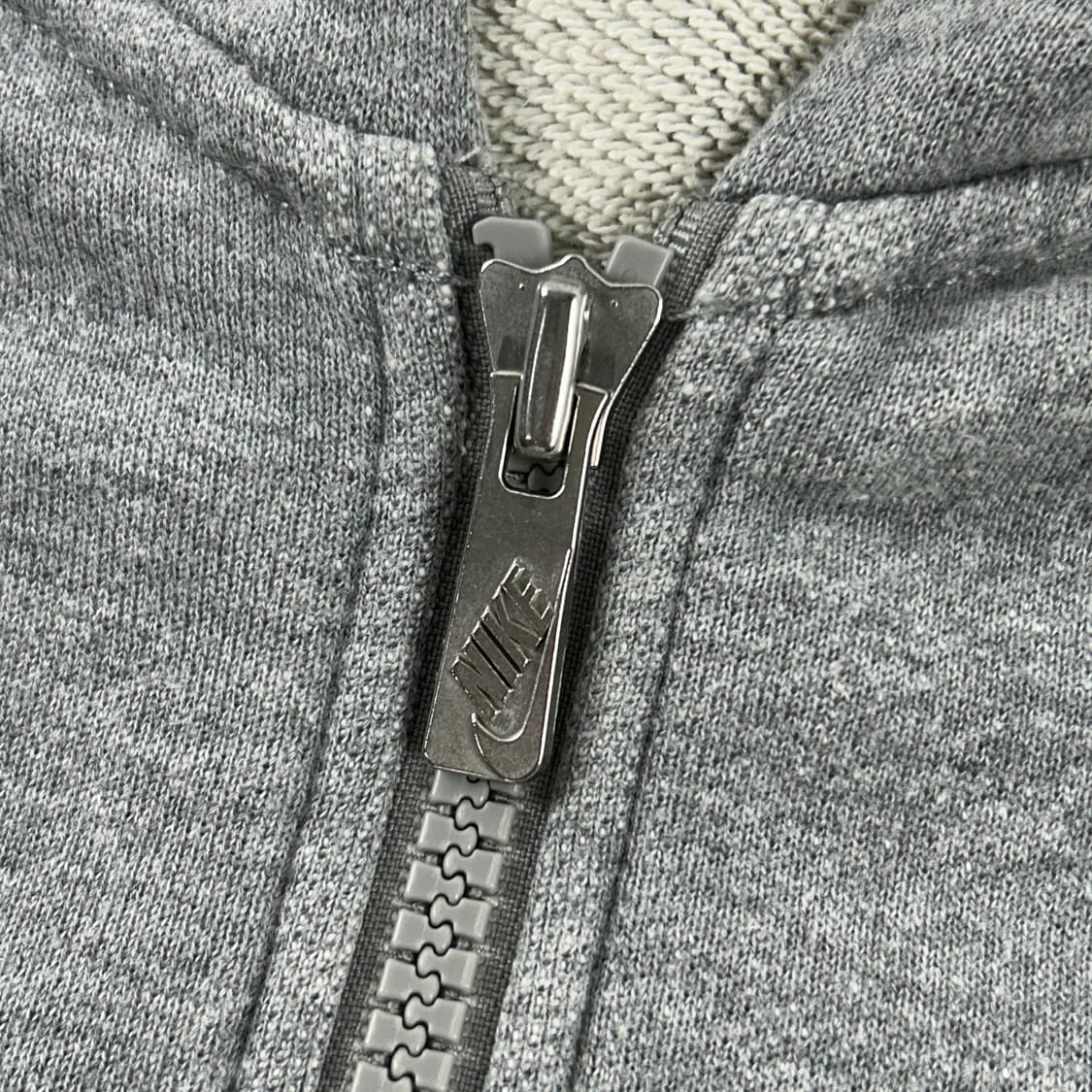 나이키 스펠아웃 로고 그레이 베이스볼 풀집업 후디 상품이미지6