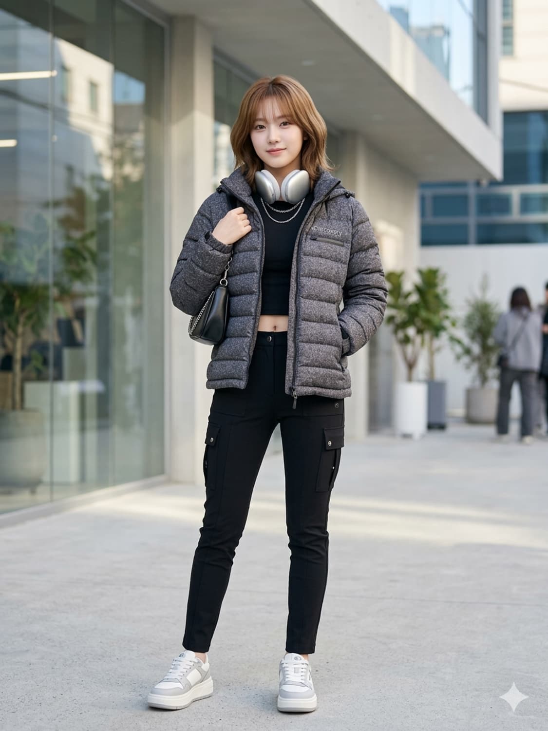 디스커버리 익스페디션 멜란지 구스다운 패딩 상품이미지1