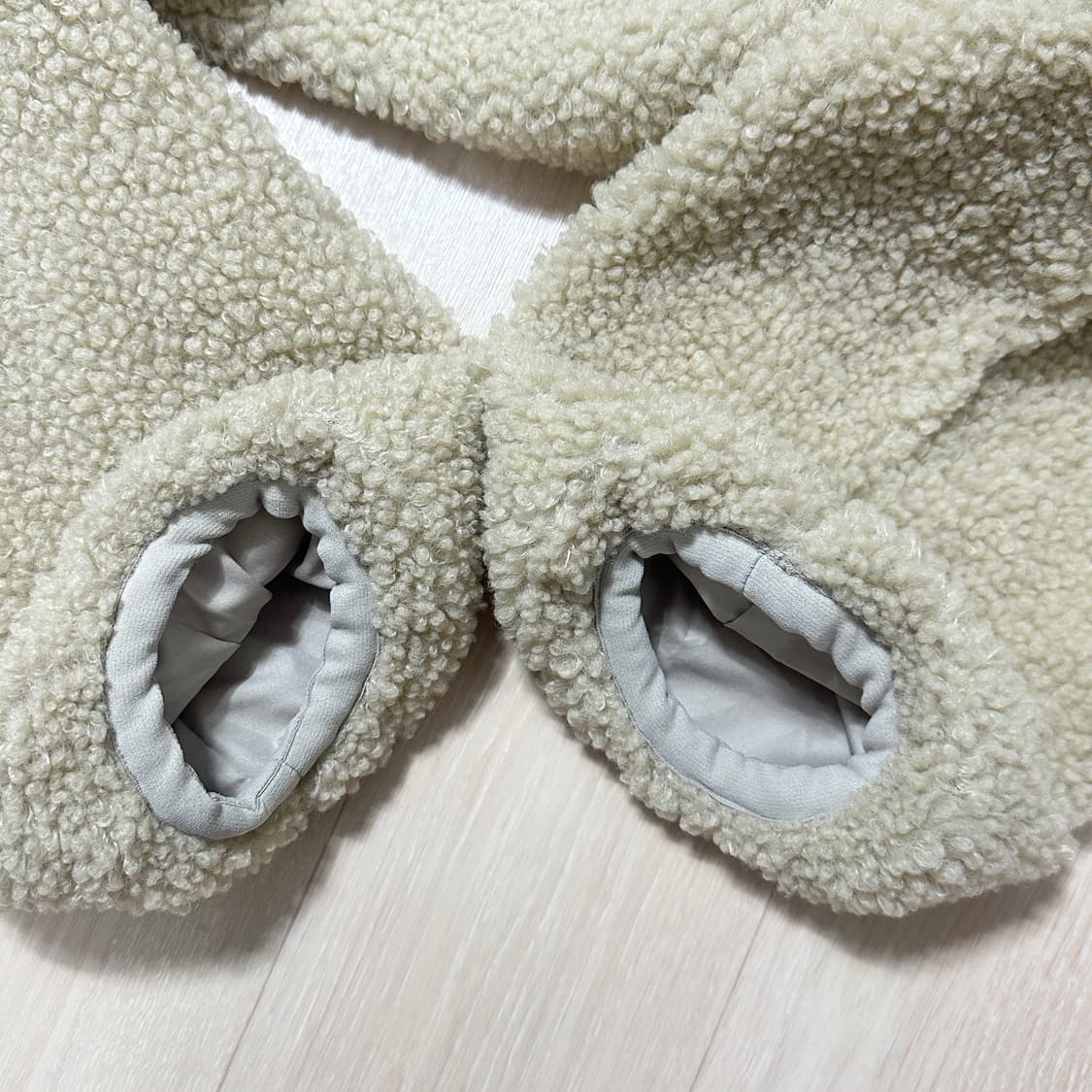 XL 기준 kijun 플리스 후리스 베이지 상품이미지7