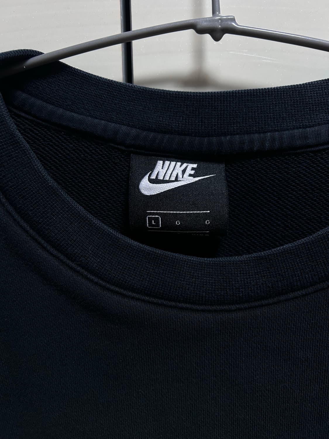 나이키 블랙 맨투맨 L 상품이미지2