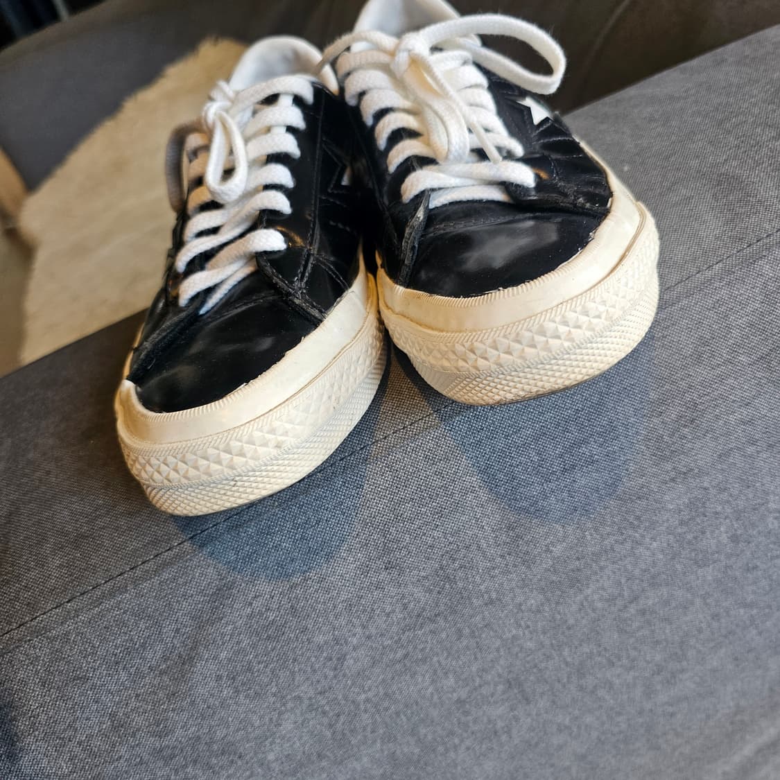 220 컨버스 원스타 레더 블랙 상품이미지6