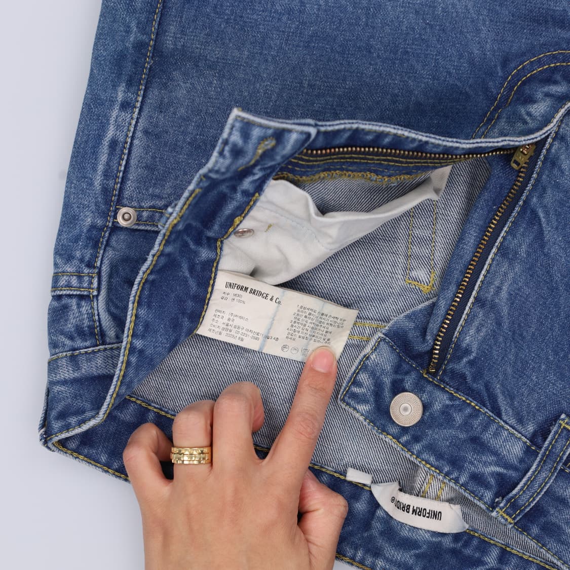 M 유니폼브릿지 와이드 데님팬츠 0401H1 상품이미지5