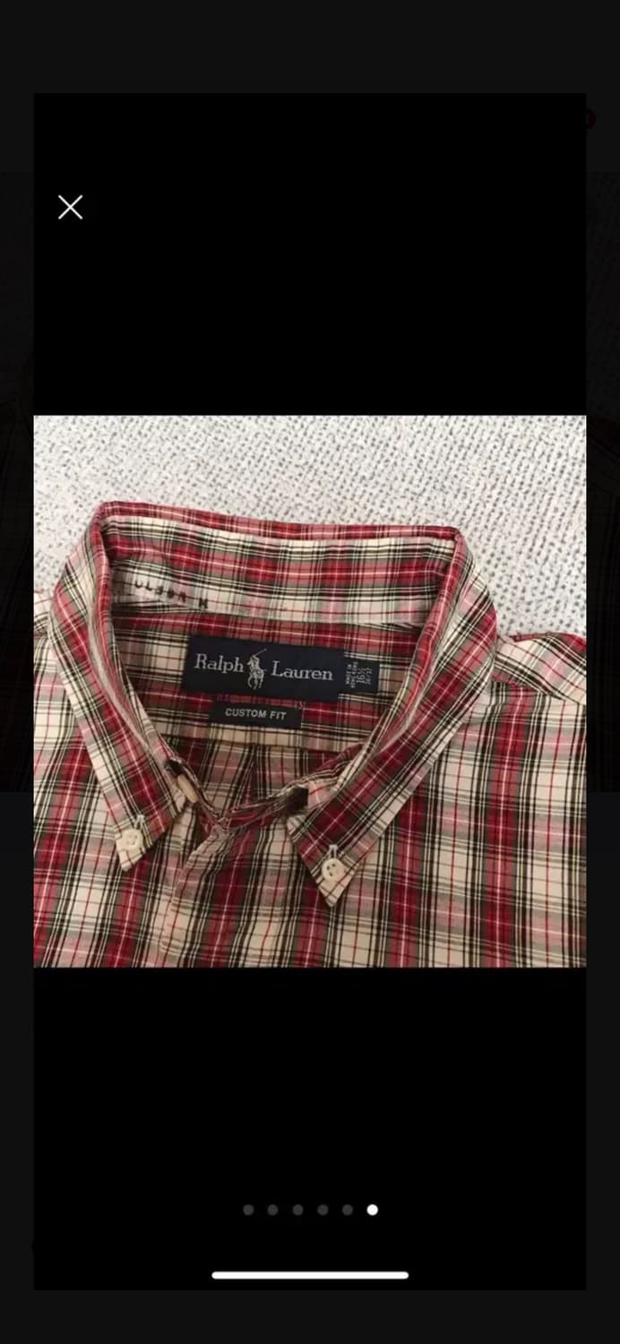 폴로 랄프로렌 polo ralph lauren 빈티지 체크 셔츠  105 상품이미지4