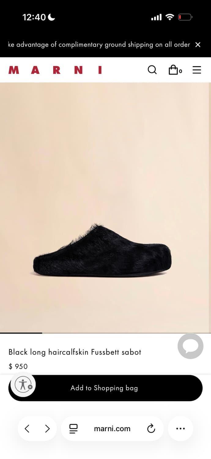 마르니 퍼스벳 뮬 상품이미지1