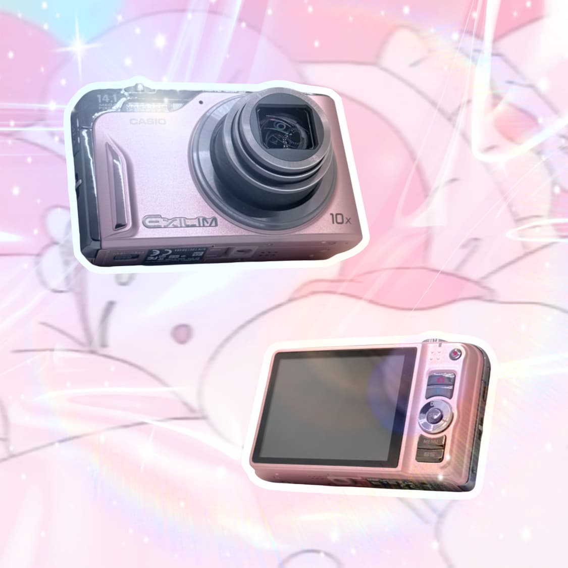 [츄디카&풀박스!] 카시오 Exilim EX-H15 핑크 디지털카메라 상품이미지1