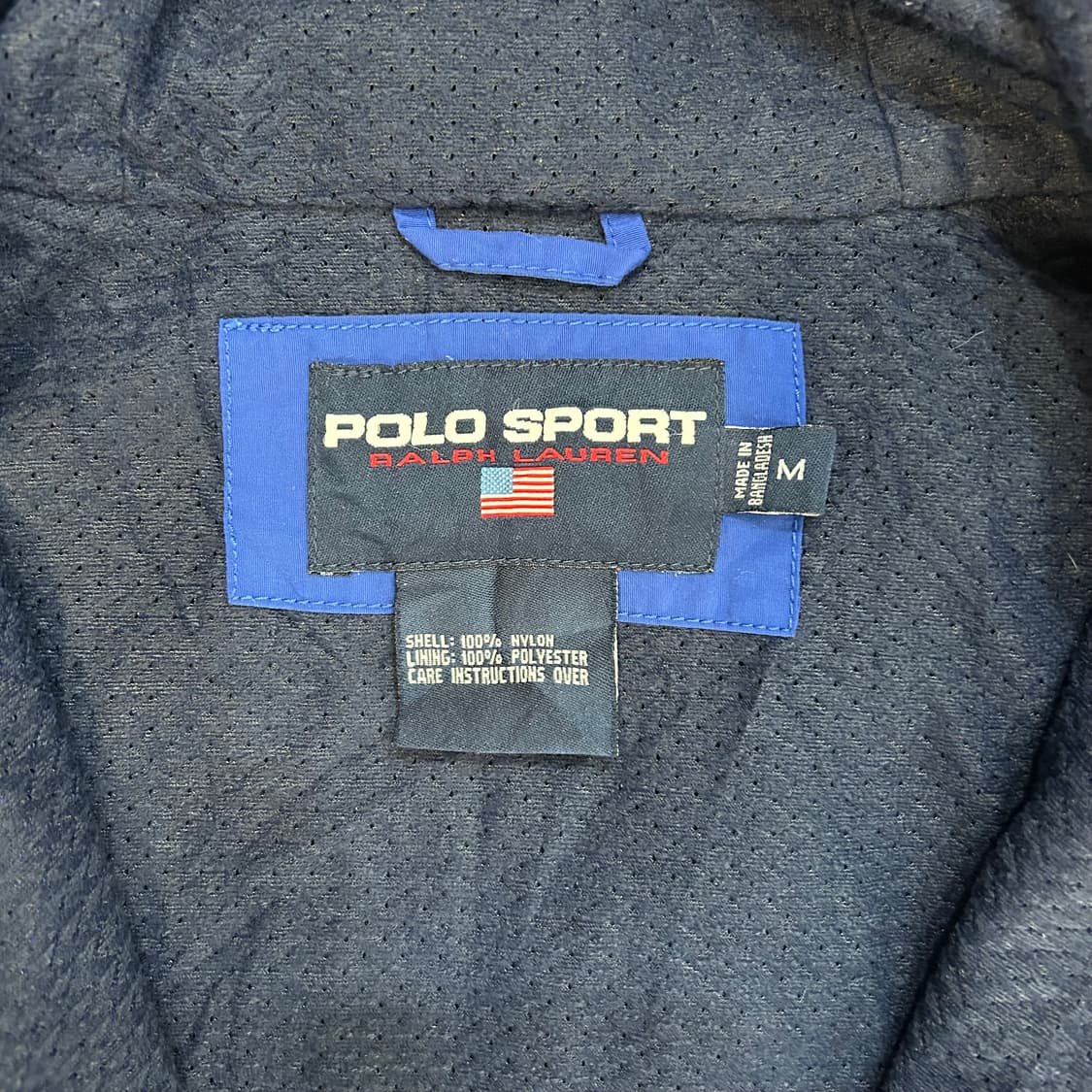 폴로 스포츠 블루 바람막이 후드 자켓 상품이미지3
