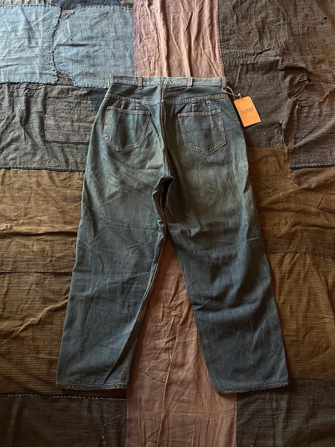 1950s Vintage Side Zip Denim Work Pants 상품이미지6