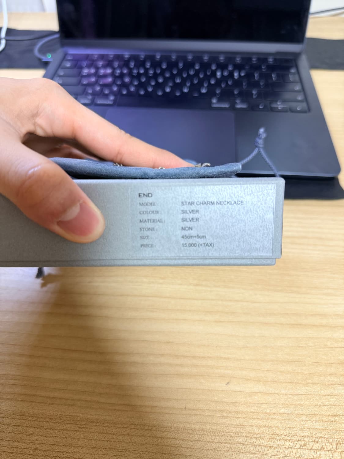 엔드 커스텀 주얼리 별 목걸이 솔로이스트 상품이미지4