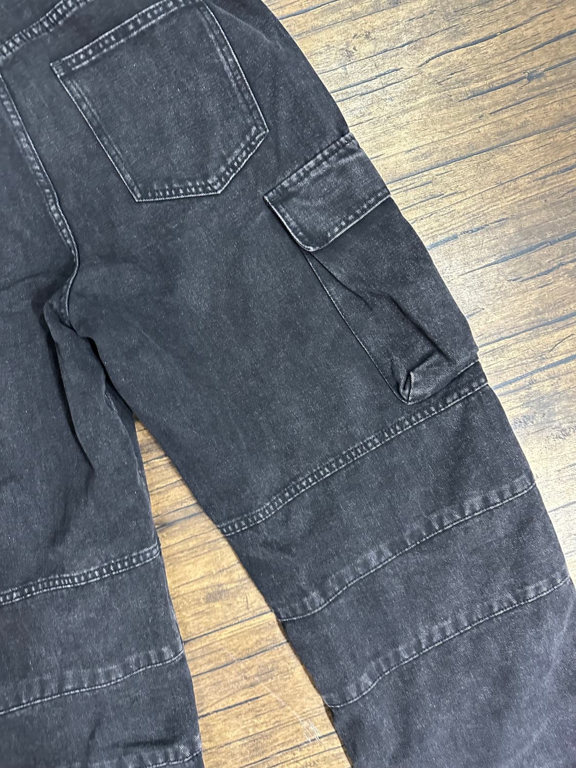 잘생긴카고 데님 팬츠 실측사이즈L 상품이미지5