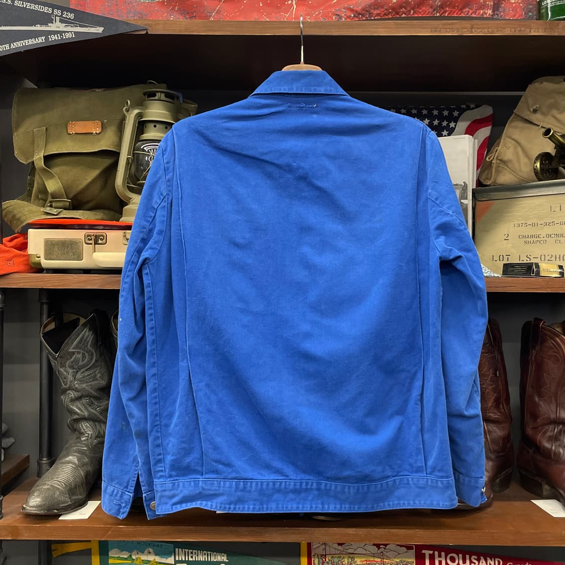 70s-80s 프렌치 워크 집업 자켓 / 빈티지 초어 자켓 워크 웨어 상품이미지2