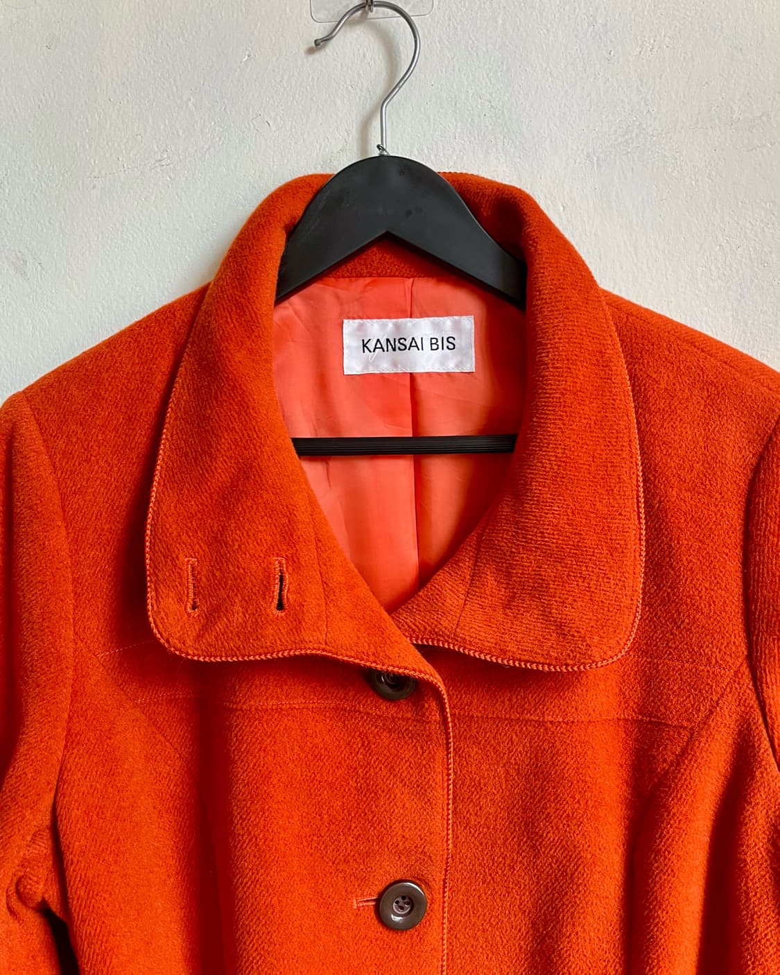 KANSAI BIS Vintage Belted Wool Coat 상품이미지5