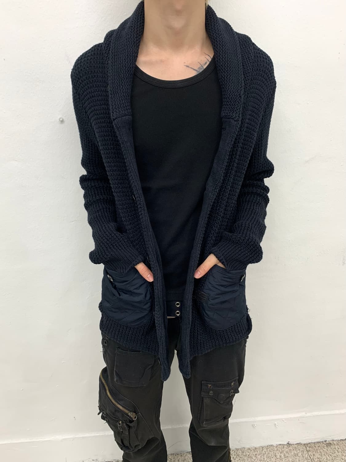 G-star raw pocket detail knit zip-up   상품이미지1